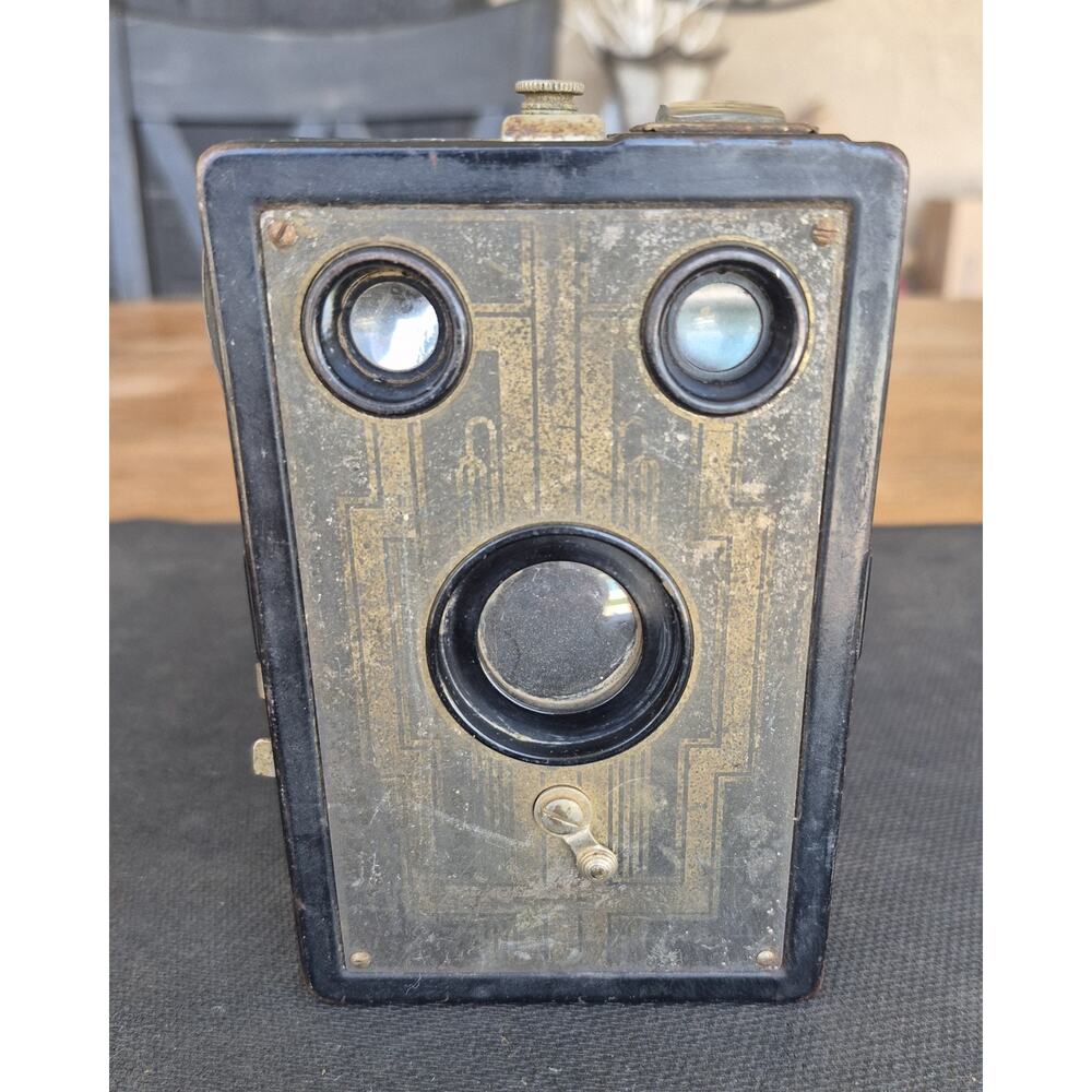 Vintage Kodak Brownie Box Camera Untested